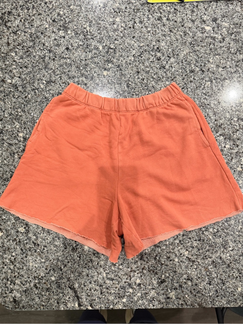 aerie Coral Elastic-Waist Casual Shorts